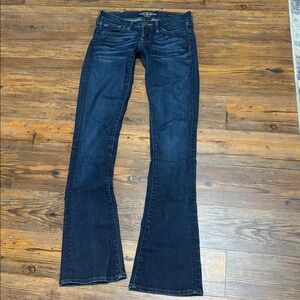 Lucky Brand “ Charlie baby boot” blue jeans size 00/24